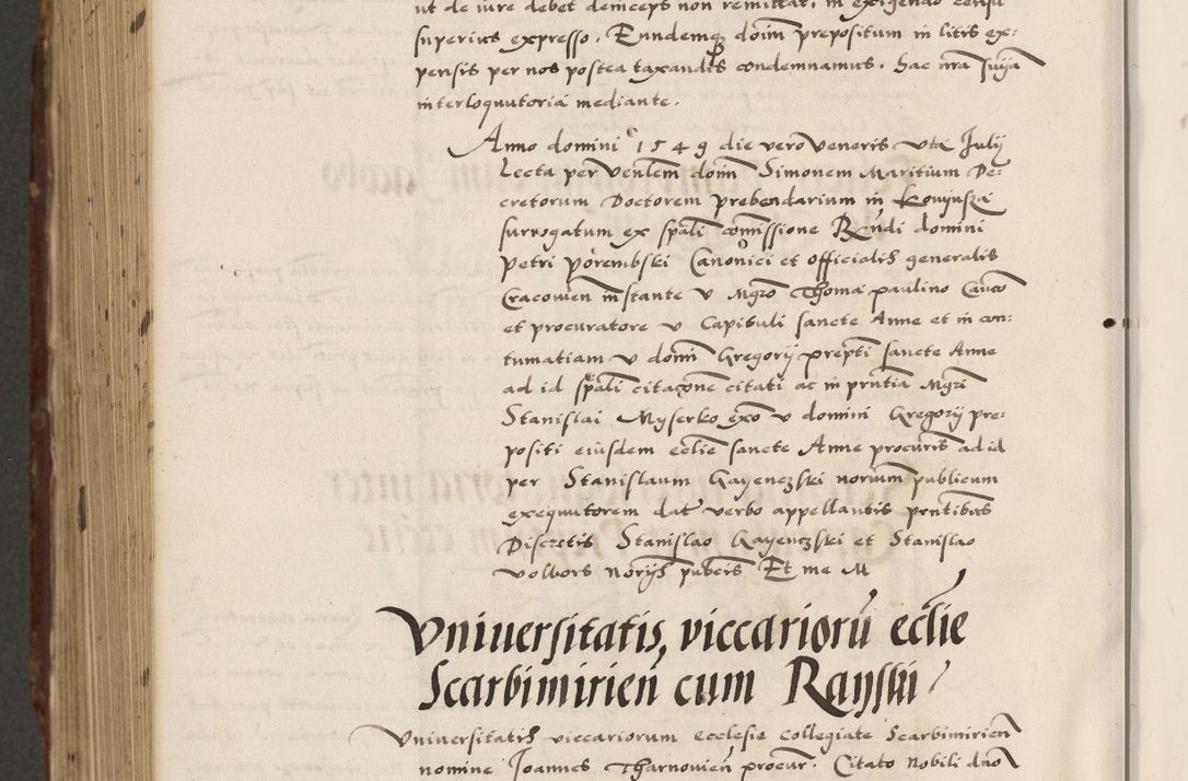 Zdjęcie nr 876 dla obiektu archiwalnego: Acta actorum causarum, sententiarum, obligationum et mandatorum coram reverendo patre et domini nostri domini Pauli divina providencia pape tertii, anno decimo quarto, a die et mense infrascriptis foeliciter continuantur. Annus coronancionis Pauli papae tercii a die tercia mensis Novembris inchoatur