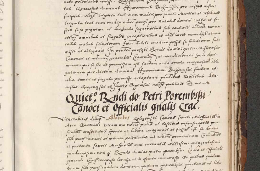 Zdjęcie nr 871 dla obiektu archiwalnego: Acta actorum causarum, sententiarum, obligationum et mandatorum coram reverendo patre et domini nostri domini Pauli divina providencia pape tertii, anno decimo quarto, a die et mense infrascriptis foeliciter continuantur. Annus coronancionis Pauli papae tercii a die tercia mensis Novembris inchoatur