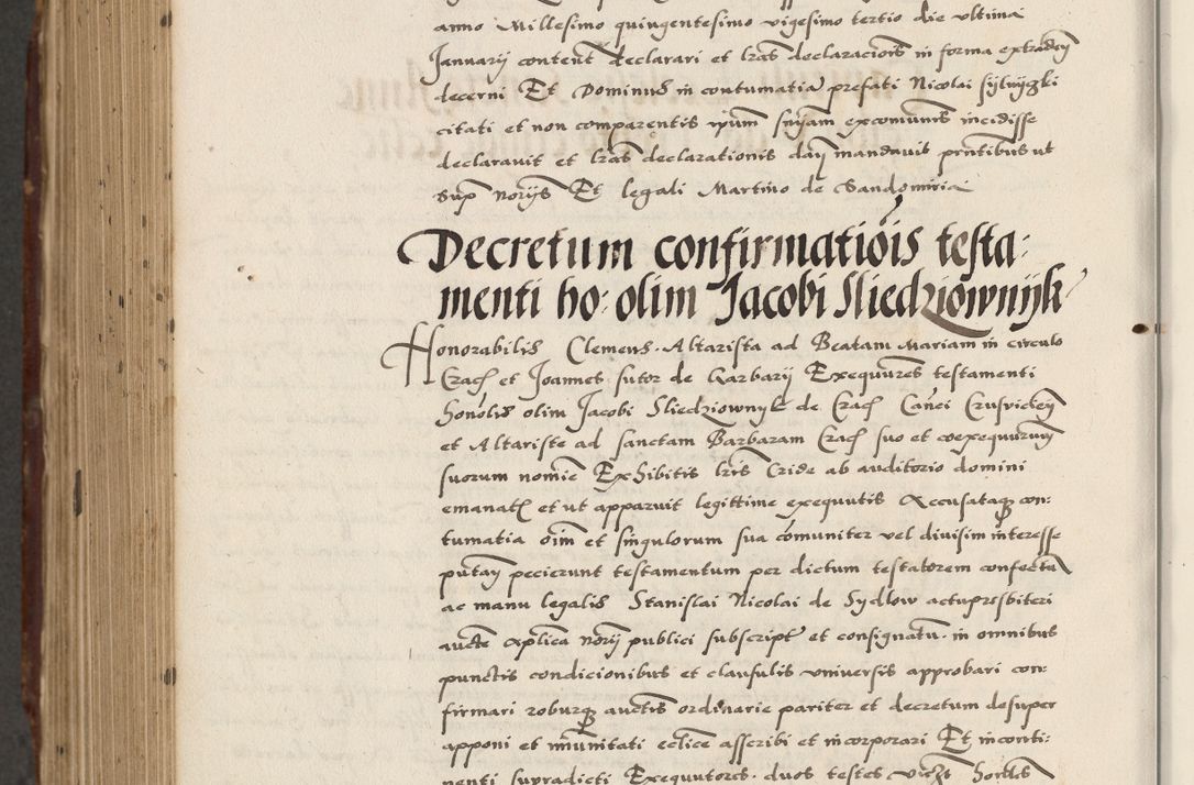 Zdjęcie nr 854 dla obiektu archiwalnego: Acta actorum causarum, sententiarum, obligationum et mandatorum coram reverendo patre et domini nostri domini Pauli divina providencia pape tertii, anno decimo quarto, a die et mense infrascriptis foeliciter continuantur. Annus coronancionis Pauli papae tercii a die tercia mensis Novembris inchoatur