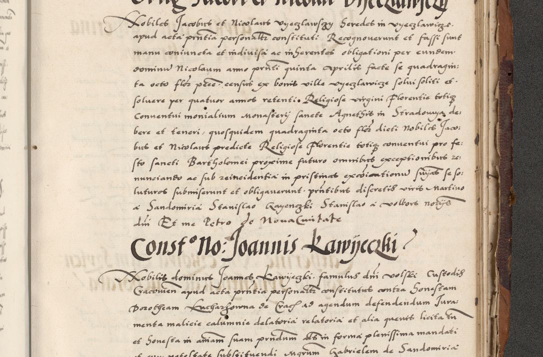 Zdjęcie nr 851 dla obiektu archiwalnego: Acta actorum causarum, sententiarum, obligationum et mandatorum coram reverendo patre et domini nostri domini Pauli divina providencia pape tertii, anno decimo quarto, a die et mense infrascriptis foeliciter continuantur. Annus coronancionis Pauli papae tercii a die tercia mensis Novembris inchoatur