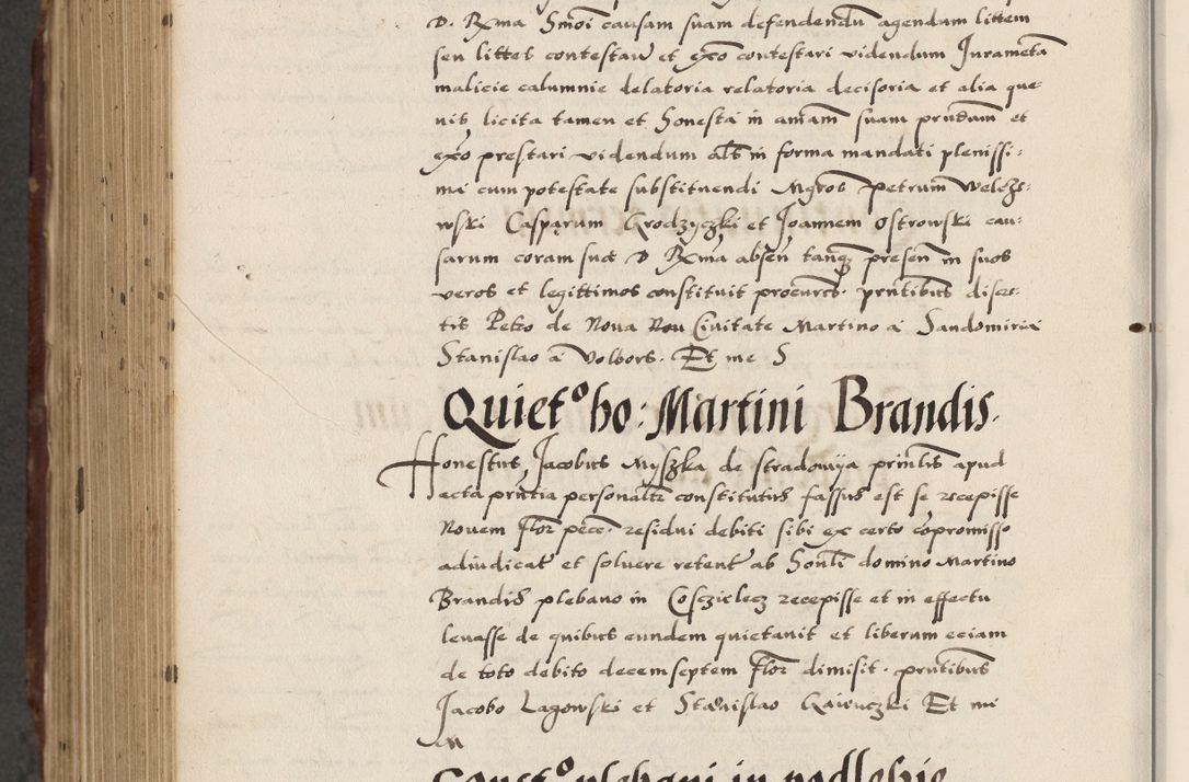 Zdjęcie nr 850 dla obiektu archiwalnego: Acta actorum causarum, sententiarum, obligationum et mandatorum coram reverendo patre et domini nostri domini Pauli divina providencia pape tertii, anno decimo quarto, a die et mense infrascriptis foeliciter continuantur. Annus coronancionis Pauli papae tercii a die tercia mensis Novembris inchoatur