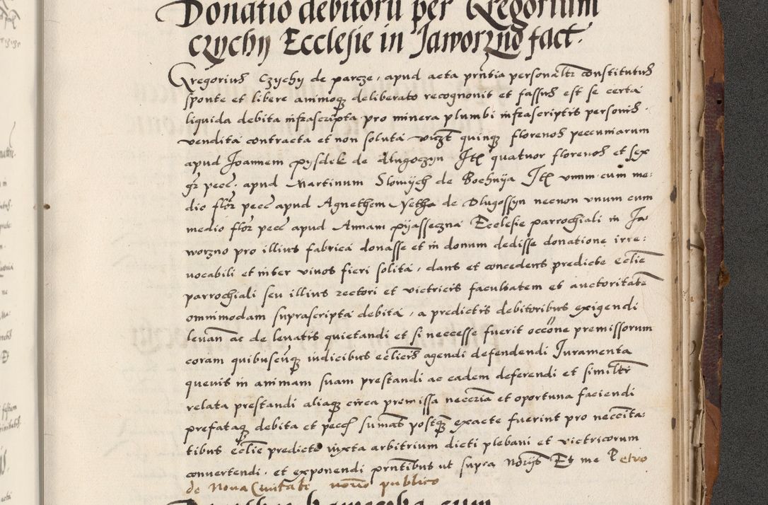 Zdjęcie nr 847 dla obiektu archiwalnego: Acta actorum causarum, sententiarum, obligationum et mandatorum coram reverendo patre et domini nostri domini Pauli divina providencia pape tertii, anno decimo quarto, a die et mense infrascriptis foeliciter continuantur. Annus coronancionis Pauli papae tercii a die tercia mensis Novembris inchoatur