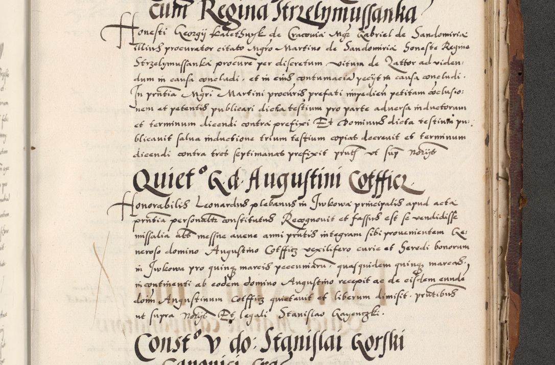 Zdjęcie nr 845 dla obiektu archiwalnego: Acta actorum causarum, sententiarum, obligationum et mandatorum coram reverendo patre et domini nostri domini Pauli divina providencia pape tertii, anno decimo quarto, a die et mense infrascriptis foeliciter continuantur. Annus coronancionis Pauli papae tercii a die tercia mensis Novembris inchoatur