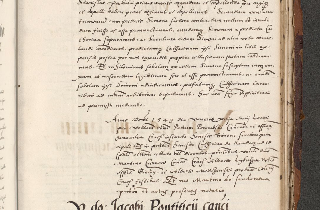 Zdjęcie nr 841 dla obiektu archiwalnego: Acta actorum causarum, sententiarum, obligationum et mandatorum coram reverendo patre et domini nostri domini Pauli divina providencia pape tertii, anno decimo quarto, a die et mense infrascriptis foeliciter continuantur. Annus coronancionis Pauli papae tercii a die tercia mensis Novembris inchoatur