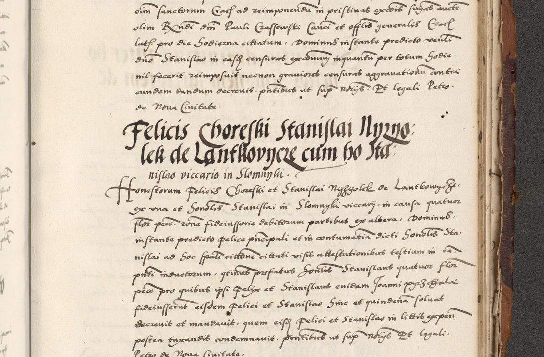 Zdjęcie nr 839 dla obiektu archiwalnego: Acta actorum causarum, sententiarum, obligationum et mandatorum coram reverendo patre et domini nostri domini Pauli divina providencia pape tertii, anno decimo quarto, a die et mense infrascriptis foeliciter continuantur. Annus coronancionis Pauli papae tercii a die tercia mensis Novembris inchoatur