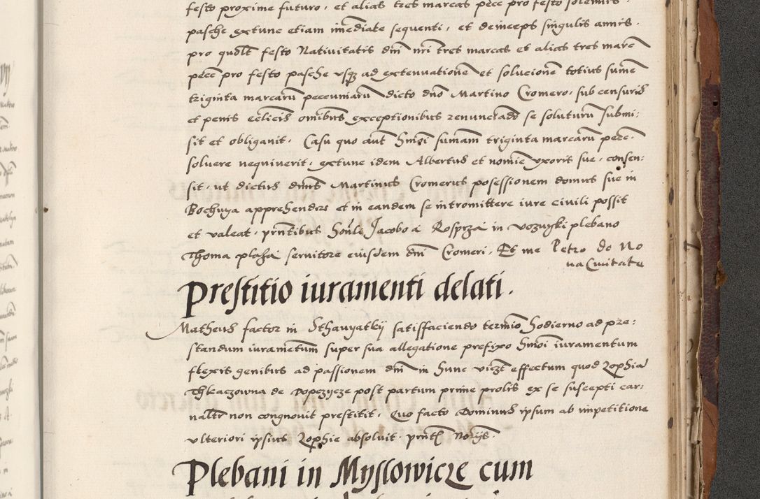 Zdjęcie nr 837 dla obiektu archiwalnego: Acta actorum causarum, sententiarum, obligationum et mandatorum coram reverendo patre et domini nostri domini Pauli divina providencia pape tertii, anno decimo quarto, a die et mense infrascriptis foeliciter continuantur. Annus coronancionis Pauli papae tercii a die tercia mensis Novembris inchoatur
