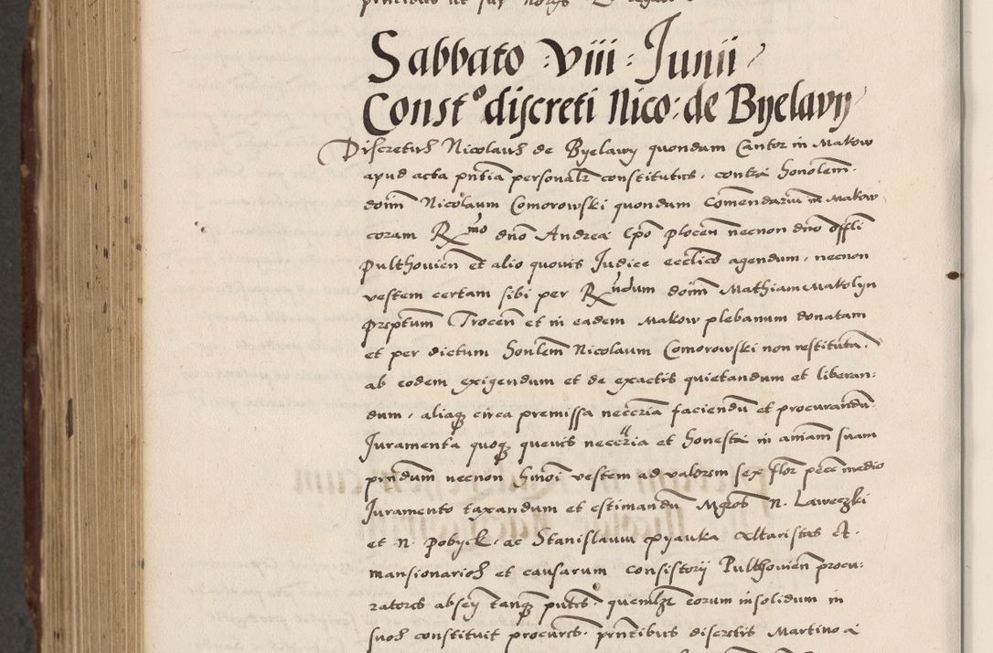 Zdjęcie nr 836 dla obiektu archiwalnego: Acta actorum causarum, sententiarum, obligationum et mandatorum coram reverendo patre et domini nostri domini Pauli divina providencia pape tertii, anno decimo quarto, a die et mense infrascriptis foeliciter continuantur. Annus coronancionis Pauli papae tercii a die tercia mensis Novembris inchoatur