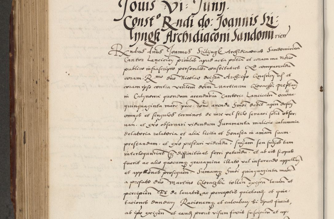 Zdjęcie nr 832 dla obiektu archiwalnego: Acta actorum causarum, sententiarum, obligationum et mandatorum coram reverendo patre et domini nostri domini Pauli divina providencia pape tertii, anno decimo quarto, a die et mense infrascriptis foeliciter continuantur. Annus coronancionis Pauli papae tercii a die tercia mensis Novembris inchoatur