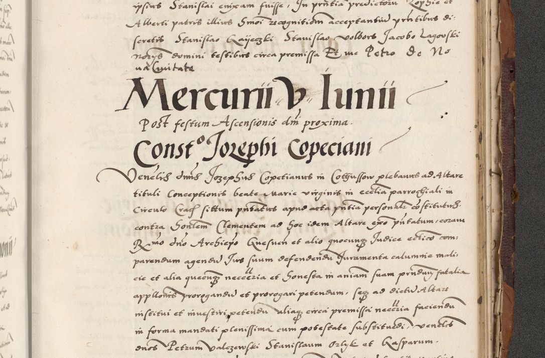 Zdjęcie nr 829 dla obiektu archiwalnego: Acta actorum causarum, sententiarum, obligationum et mandatorum coram reverendo patre et domini nostri domini Pauli divina providencia pape tertii, anno decimo quarto, a die et mense infrascriptis foeliciter continuantur. Annus coronancionis Pauli papae tercii a die tercia mensis Novembris inchoatur