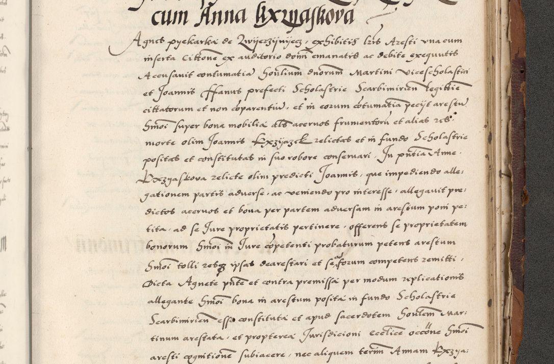 Zdjęcie nr 827 dla obiektu archiwalnego: Acta actorum causarum, sententiarum, obligationum et mandatorum coram reverendo patre et domini nostri domini Pauli divina providencia pape tertii, anno decimo quarto, a die et mense infrascriptis foeliciter continuantur. Annus coronancionis Pauli papae tercii a die tercia mensis Novembris inchoatur