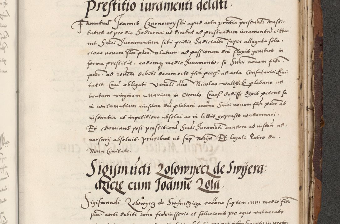 Zdjęcie nr 825 dla obiektu archiwalnego: Acta actorum causarum, sententiarum, obligationum et mandatorum coram reverendo patre et domini nostri domini Pauli divina providencia pape tertii, anno decimo quarto, a die et mense infrascriptis foeliciter continuantur. Annus coronancionis Pauli papae tercii a die tercia mensis Novembris inchoatur