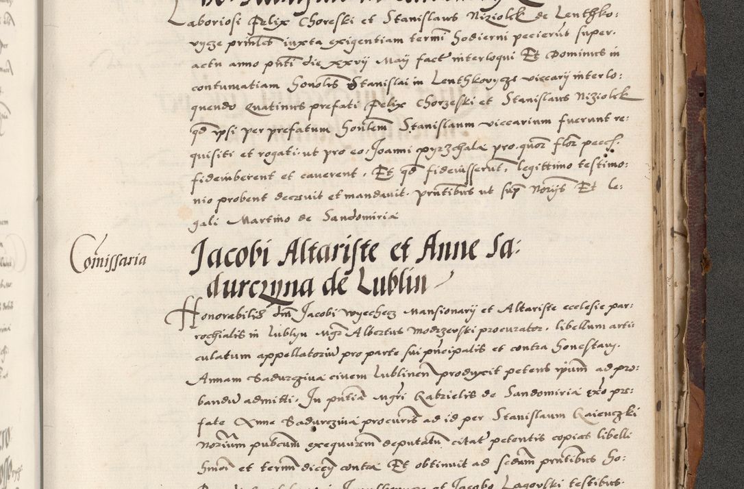 Zdjęcie nr 821 dla obiektu archiwalnego: Acta actorum causarum, sententiarum, obligationum et mandatorum coram reverendo patre et domini nostri domini Pauli divina providencia pape tertii, anno decimo quarto, a die et mense infrascriptis foeliciter continuantur. Annus coronancionis Pauli papae tercii a die tercia mensis Novembris inchoatur