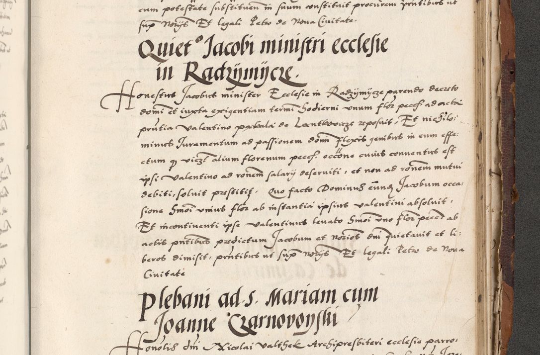 Zdjęcie nr 815 dla obiektu archiwalnego: Acta actorum causarum, sententiarum, obligationum et mandatorum coram reverendo patre et domini nostri domini Pauli divina providencia pape tertii, anno decimo quarto, a die et mense infrascriptis foeliciter continuantur. Annus coronancionis Pauli papae tercii a die tercia mensis Novembris inchoatur