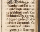 Zdjęcie nr 4 dla obiektu archiwalnego: Acta causarum, obligacionum, sentenciarum tam interlocutoriarum quam diffinitivarum constitutionumque coram reverendo patre domino Petro Porembski canonico et officiali generali Cracoviensi de anno Domini millesimo quingentesimo quadragesimo nono, cuius indictio septima, pontificatus sanctissimi in Christo patris et domini nostri domini Pauli divina providencia tercii, anno ipsius nacionis Pauli pape terciii die tercia mensis Novembris inchoatur