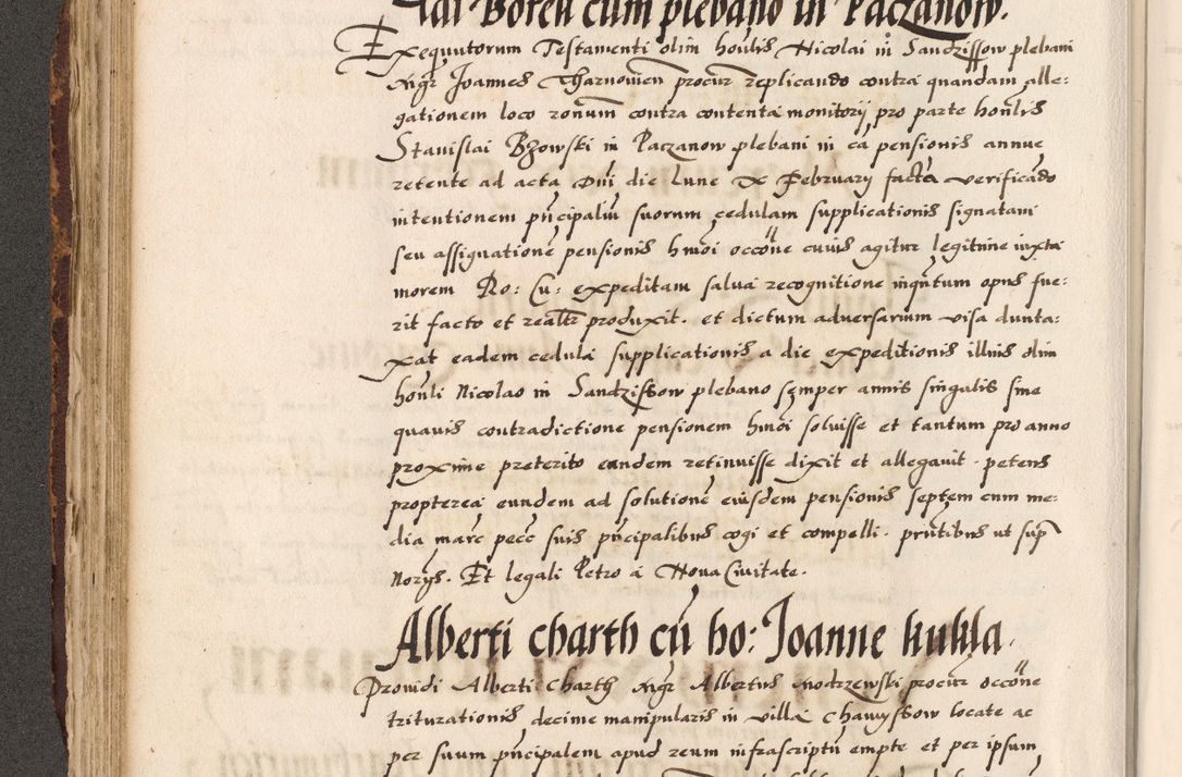 Zdjęcie nr 11 dla obiektu archiwalnego: Acta causarum, obligacionum, sentenciarum tam interlocutoriarum quam diffinitivarum constitutionumque coram reverendo patre domino Petro Porembski canonico et officiali generali Cracoviensi de anno Domini millesimo quingentesimo quadragesimo nono, cuius indictio septima, pontificatus sanctissimi in Christo patris et domini nostri domini Pauli divina providencia tercii, anno ipsius nacionis Pauli pape terciii die tercia mensis Novembris inchoatur