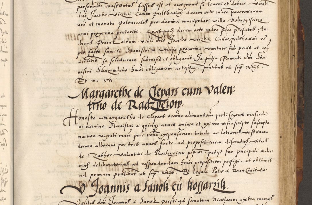 Zdjęcie nr 15 dla obiektu archiwalnego: Acta causarum, obligacionum, sentenciarum tam interlocutoriarum quam diffinitivarum constitutionumque coram reverendo patre domino Petro Porembski canonico et officiali generali Cracoviensi de anno Domini millesimo quingentesimo quadragesimo nono, cuius indictio septima, pontificatus sanctissimi in Christo patris et domini nostri domini Pauli divina providencia tercii, anno ipsius nacionis Pauli pape terciii die tercia mensis Novembris inchoatur