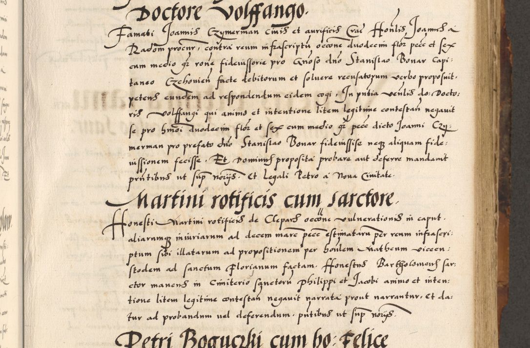 Zdjęcie nr 39 dla obiektu archiwalnego: Acta causarum, obligacionum, sentenciarum tam interlocutoriarum quam diffinitivarum constitutionumque coram reverendo patre domino Petro Porembski canonico et officiali generali Cracoviensi de anno Domini millesimo quingentesimo quadragesimo nono, cuius indictio septima, pontificatus sanctissimi in Christo patris et domini nostri domini Pauli divina providencia tercii, anno ipsius nacionis Pauli pape terciii die tercia mensis Novembris inchoatur