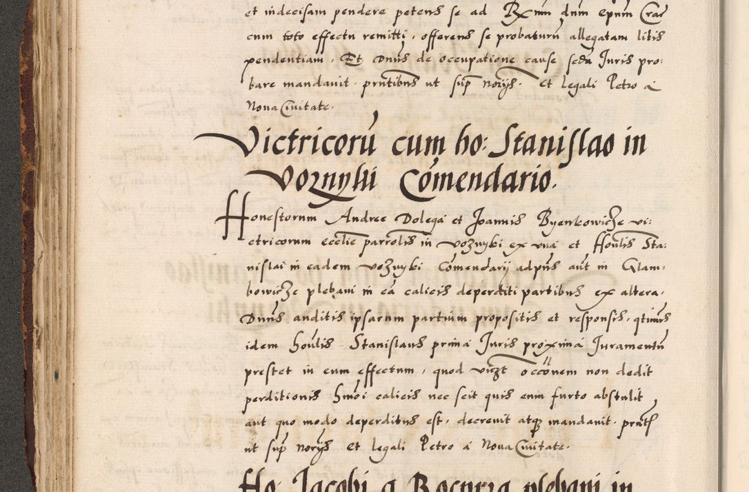 Zdjęcie nr 53 dla obiektu archiwalnego: Acta causarum, obligacionum, sentenciarum tam interlocutoriarum quam diffinitivarum constitutionumque coram reverendo patre domino Petro Porembski canonico et officiali generali Cracoviensi de anno Domini millesimo quingentesimo quadragesimo nono, cuius indictio septima, pontificatus sanctissimi in Christo patris et domini nostri domini Pauli divina providencia tercii, anno ipsius nacionis Pauli pape terciii die tercia mensis Novembris inchoatur