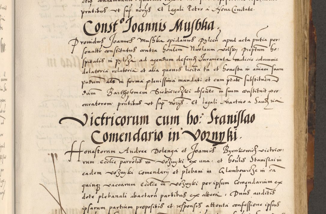 Zdjęcie nr 54 dla obiektu archiwalnego: Acta causarum, obligacionum, sentenciarum tam interlocutoriarum quam diffinitivarum constitutionumque coram reverendo patre domino Petro Porembski canonico et officiali generali Cracoviensi de anno Domini millesimo quingentesimo quadragesimo nono, cuius indictio septima, pontificatus sanctissimi in Christo patris et domini nostri domini Pauli divina providencia tercii, anno ipsius nacionis Pauli pape terciii die tercia mensis Novembris inchoatur