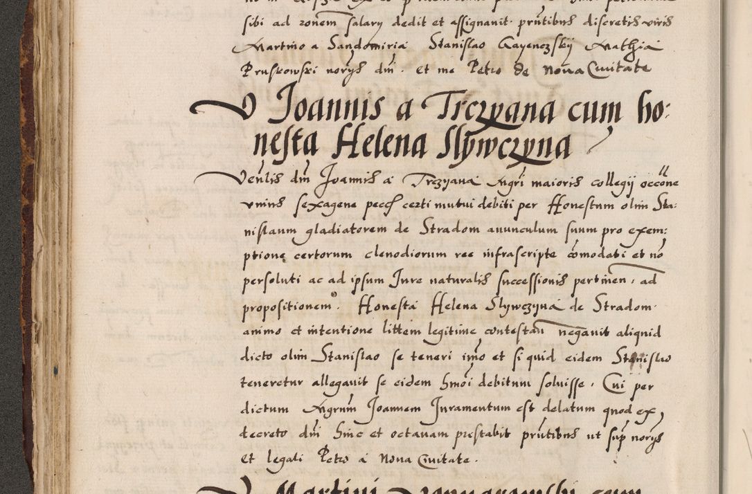 Zdjęcie nr 55 dla obiektu archiwalnego: Acta causarum, obligacionum, sentenciarum tam interlocutoriarum quam diffinitivarum constitutionumque coram reverendo patre domino Petro Porembski canonico et officiali generali Cracoviensi de anno Domini millesimo quingentesimo quadragesimo nono, cuius indictio septima, pontificatus sanctissimi in Christo patris et domini nostri domini Pauli divina providencia tercii, anno ipsius nacionis Pauli pape terciii die tercia mensis Novembris inchoatur