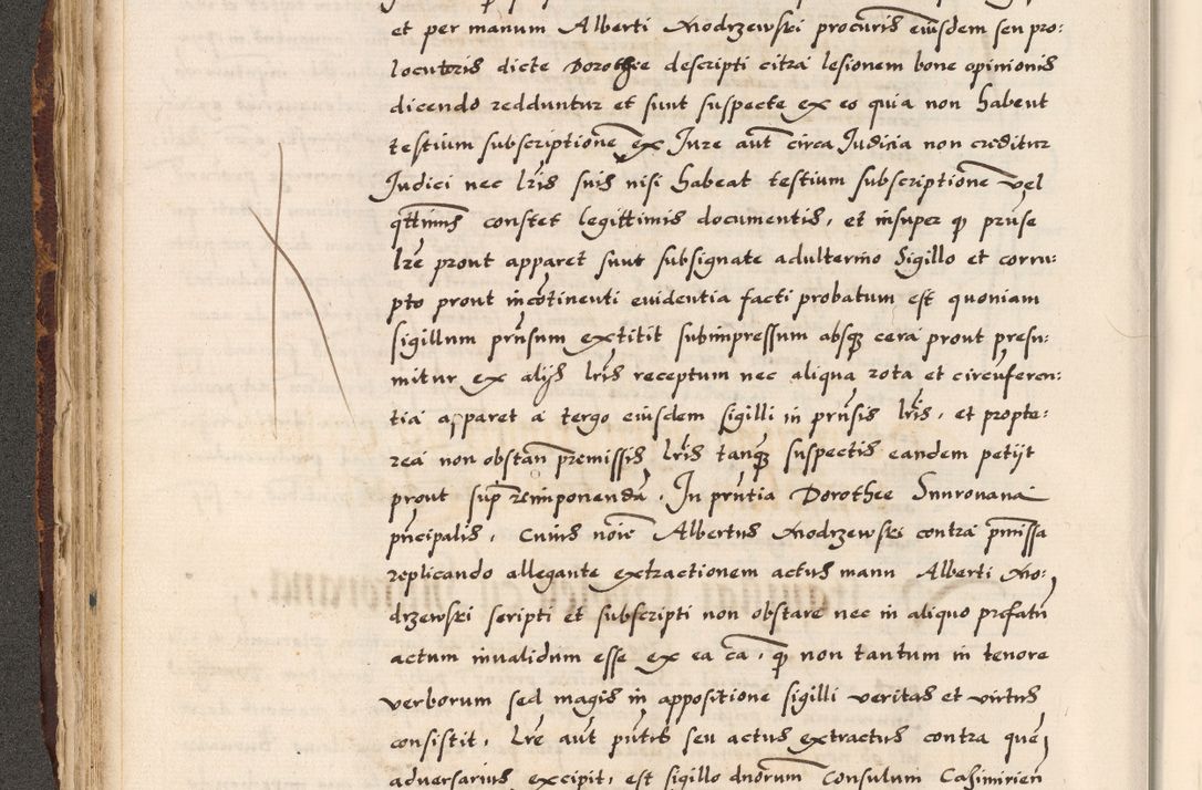 Zdjęcie nr 67 dla obiektu archiwalnego: Acta causarum, obligacionum, sentenciarum tam interlocutoriarum quam diffinitivarum constitutionumque coram reverendo patre domino Petro Porembski canonico et officiali generali Cracoviensi de anno Domini millesimo quingentesimo quadragesimo nono, cuius indictio septima, pontificatus sanctissimi in Christo patris et domini nostri domini Pauli divina providencia tercii, anno ipsius nacionis Pauli pape terciii die tercia mensis Novembris inchoatur