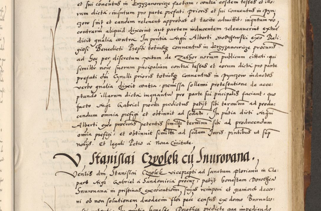 Zdjęcie nr 68 dla obiektu archiwalnego: Acta causarum, obligacionum, sentenciarum tam interlocutoriarum quam diffinitivarum constitutionumque coram reverendo patre domino Petro Porembski canonico et officiali generali Cracoviensi de anno Domini millesimo quingentesimo quadragesimo nono, cuius indictio septima, pontificatus sanctissimi in Christo patris et domini nostri domini Pauli divina providencia tercii, anno ipsius nacionis Pauli pape terciii die tercia mensis Novembris inchoatur