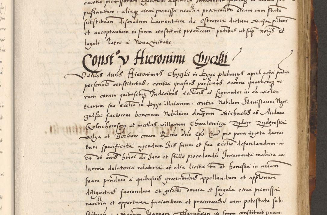 Zdjęcie nr 70 dla obiektu archiwalnego: Acta causarum, obligacionum, sentenciarum tam interlocutoriarum quam diffinitivarum constitutionumque coram reverendo patre domino Petro Porembski canonico et officiali generali Cracoviensi de anno Domini millesimo quingentesimo quadragesimo nono, cuius indictio septima, pontificatus sanctissimi in Christo patris et domini nostri domini Pauli divina providencia tercii, anno ipsius nacionis Pauli pape terciii die tercia mensis Novembris inchoatur