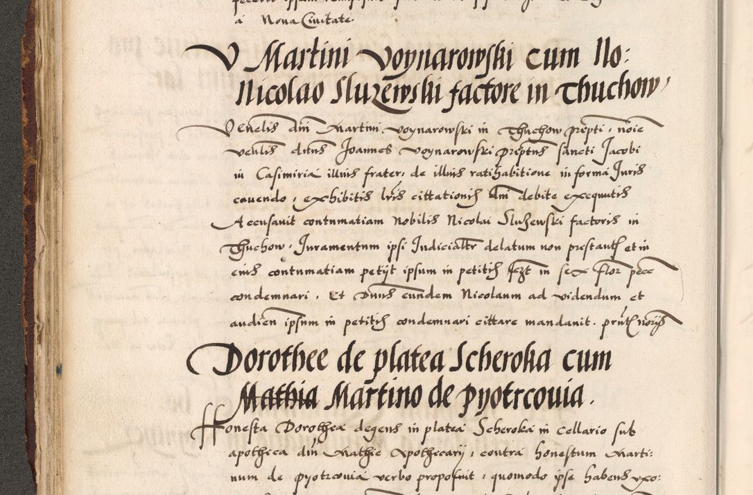 Zdjęcie nr 78 dla obiektu archiwalnego: Acta causarum, obligacionum, sentenciarum tam interlocutoriarum quam diffinitivarum constitutionumque coram reverendo patre domino Petro Porembski canonico et officiali generali Cracoviensi de anno Domini millesimo quingentesimo quadragesimo nono, cuius indictio septima, pontificatus sanctissimi in Christo patris et domini nostri domini Pauli divina providencia tercii, anno ipsius nacionis Pauli pape terciii die tercia mensis Novembris inchoatur