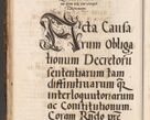 Zdjęcie nr 89 dla obiektu archiwalnego: Acta causarum, obligacionum, sentenciarum tam interlocutoriarum quam diffinitivarum constitutionumque coram reverendo patre domino Petro Porembski canonico et officiali generali Cracoviensi de anno Domini millesimo quingentesimo quadragesimo nono, cuius indictio septima, pontificatus sanctissimi in Christo patris et domini nostri domini Pauli divina providencia tercii, anno ipsius nacionis Pauli pape terciii die tercia mensis Novembris inchoatur