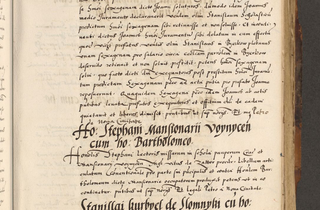 Zdjęcie nr 94 dla obiektu archiwalnego: Acta causarum, obligacionum, sentenciarum tam interlocutoriarum quam diffinitivarum constitutionumque coram reverendo patre domino Petro Porembski canonico et officiali generali Cracoviensi de anno Domini millesimo quingentesimo quadragesimo nono, cuius indictio septima, pontificatus sanctissimi in Christo patris et domini nostri domini Pauli divina providencia tercii, anno ipsius nacionis Pauli pape terciii die tercia mensis Novembris inchoatur