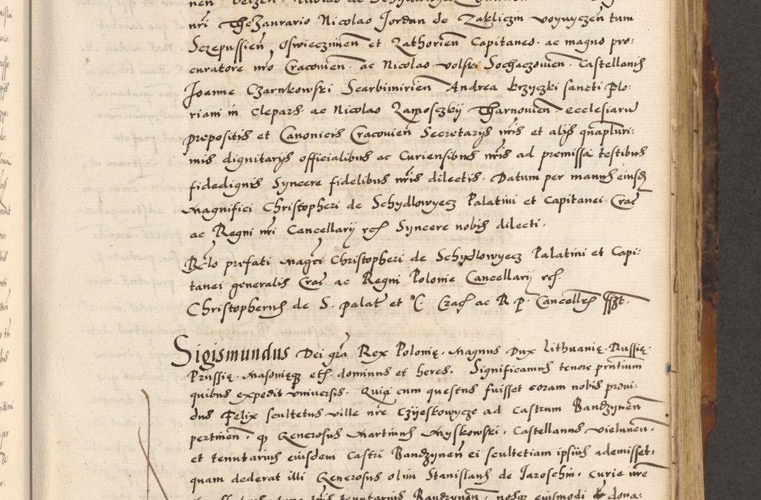 Zdjęcie nr 97 dla obiektu archiwalnego: Acta causarum, obligacionum, sentenciarum tam interlocutoriarum quam diffinitivarum constitutionumque coram reverendo patre domino Petro Porembski canonico et officiali generali Cracoviensi de anno Domini millesimo quingentesimo quadragesimo nono, cuius indictio septima, pontificatus sanctissimi in Christo patris et domini nostri domini Pauli divina providencia tercii, anno ipsius nacionis Pauli pape terciii die tercia mensis Novembris inchoatur