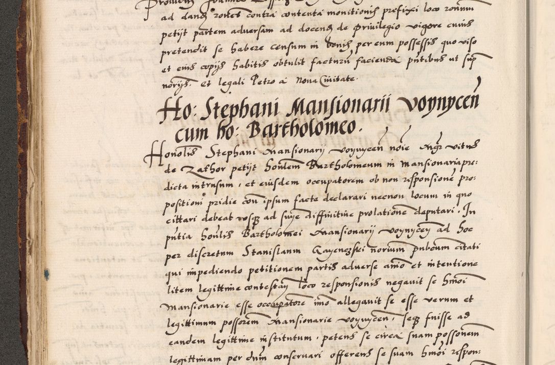 Zdjęcie nr 103 dla obiektu archiwalnego: Acta causarum, obligacionum, sentenciarum tam interlocutoriarum quam diffinitivarum constitutionumque coram reverendo patre domino Petro Porembski canonico et officiali generali Cracoviensi de anno Domini millesimo quingentesimo quadragesimo nono, cuius indictio septima, pontificatus sanctissimi in Christo patris et domini nostri domini Pauli divina providencia tercii, anno ipsius nacionis Pauli pape terciii die tercia mensis Novembris inchoatur