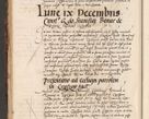 Zdjęcie nr 113 dla obiektu archiwalnego: Acta causarum, obligacionum, sentenciarum tam interlocutoriarum quam diffinitivarum constitutionumque coram reverendo patre domino Petro Porembski canonico et officiali generali Cracoviensi de anno Domini millesimo quingentesimo quadragesimo nono, cuius indictio septima, pontificatus sanctissimi in Christo patris et domini nostri domini Pauli divina providencia tercii, anno ipsius nacionis Pauli pape terciii die tercia mensis Novembris inchoatur