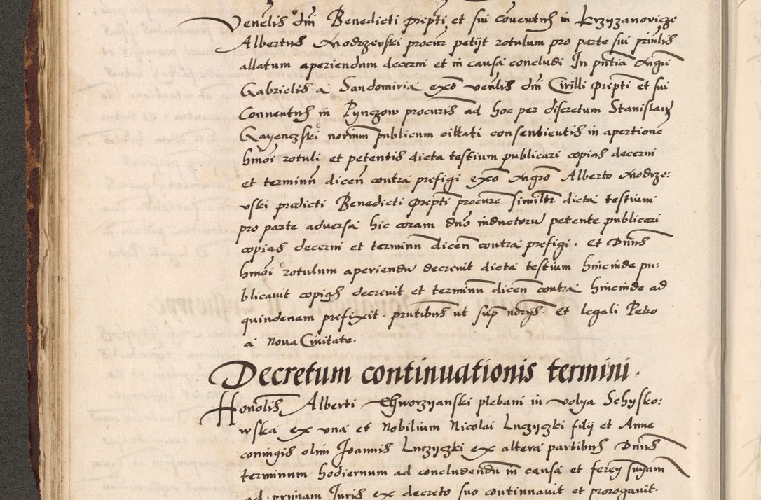 Zdjęcie nr 115 dla obiektu archiwalnego: Acta causarum, obligacionum, sentenciarum tam interlocutoriarum quam diffinitivarum constitutionumque coram reverendo patre domino Petro Porembski canonico et officiali generali Cracoviensi de anno Domini millesimo quingentesimo quadragesimo nono, cuius indictio septima, pontificatus sanctissimi in Christo patris et domini nostri domini Pauli divina providencia tercii, anno ipsius nacionis Pauli pape terciii die tercia mensis Novembris inchoatur