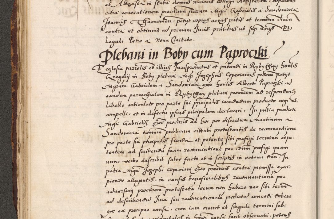 Zdjęcie nr 116 dla obiektu archiwalnego: Acta causarum, obligacionum, sentenciarum tam interlocutoriarum quam diffinitivarum constitutionumque coram reverendo patre domino Petro Porembski canonico et officiali generali Cracoviensi de anno Domini millesimo quingentesimo quadragesimo nono, cuius indictio septima, pontificatus sanctissimi in Christo patris et domini nostri domini Pauli divina providencia tercii, anno ipsius nacionis Pauli pape terciii die tercia mensis Novembris inchoatur