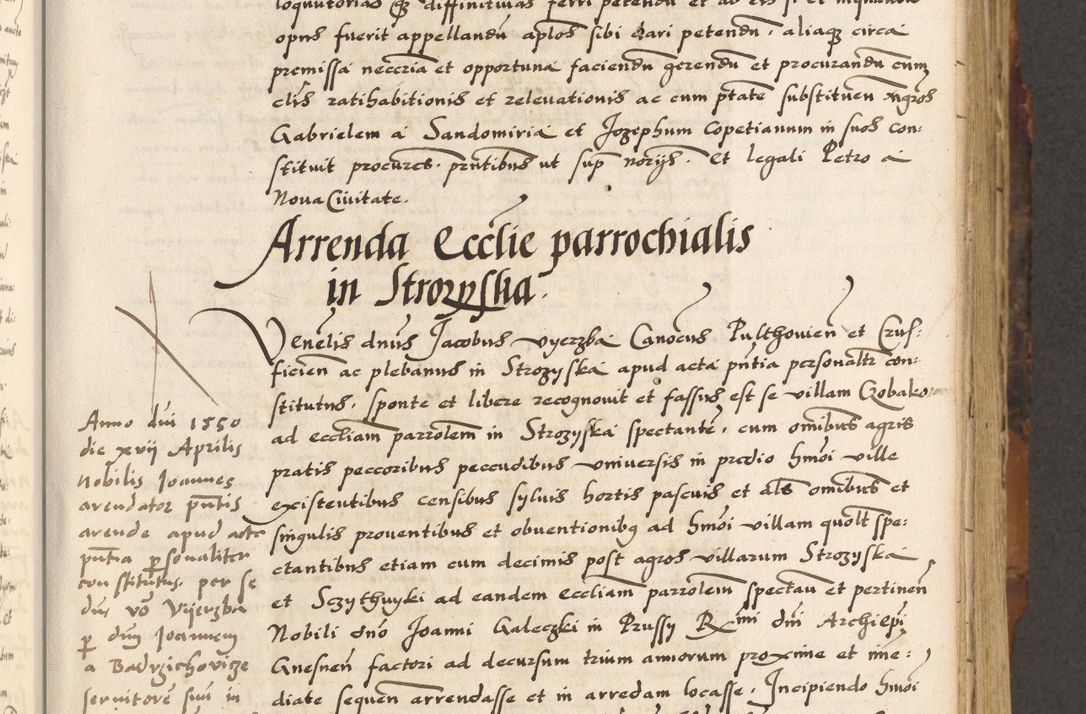 Zdjęcie nr 120 dla obiektu archiwalnego: Acta causarum, obligacionum, sentenciarum tam interlocutoriarum quam diffinitivarum constitutionumque coram reverendo patre domino Petro Porembski canonico et officiali generali Cracoviensi de anno Domini millesimo quingentesimo quadragesimo nono, cuius indictio septima, pontificatus sanctissimi in Christo patris et domini nostri domini Pauli divina providencia tercii, anno ipsius nacionis Pauli pape terciii die tercia mensis Novembris inchoatur