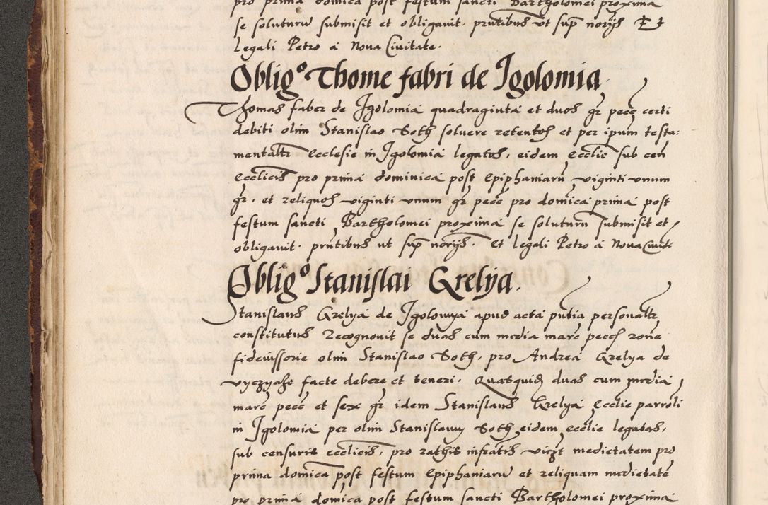 Zdjęcie nr 122 dla obiektu archiwalnego: Acta causarum, obligacionum, sentenciarum tam interlocutoriarum quam diffinitivarum constitutionumque coram reverendo patre domino Petro Porembski canonico et officiali generali Cracoviensi de anno Domini millesimo quingentesimo quadragesimo nono, cuius indictio septima, pontificatus sanctissimi in Christo patris et domini nostri domini Pauli divina providencia tercii, anno ipsius nacionis Pauli pape terciii die tercia mensis Novembris inchoatur