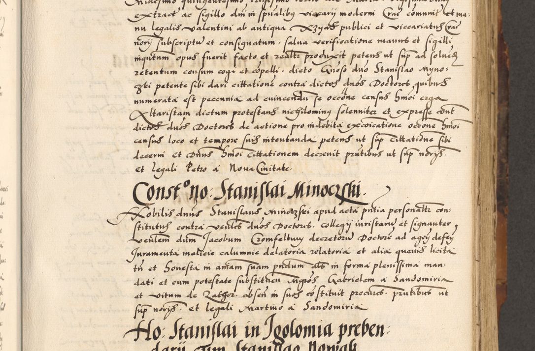 Zdjęcie nr 124 dla obiektu archiwalnego: Acta causarum, obligacionum, sentenciarum tam interlocutoriarum quam diffinitivarum constitutionumque coram reverendo patre domino Petro Porembski canonico et officiali generali Cracoviensi de anno Domini millesimo quingentesimo quadragesimo nono, cuius indictio septima, pontificatus sanctissimi in Christo patris et domini nostri domini Pauli divina providencia tercii, anno ipsius nacionis Pauli pape terciii die tercia mensis Novembris inchoatur