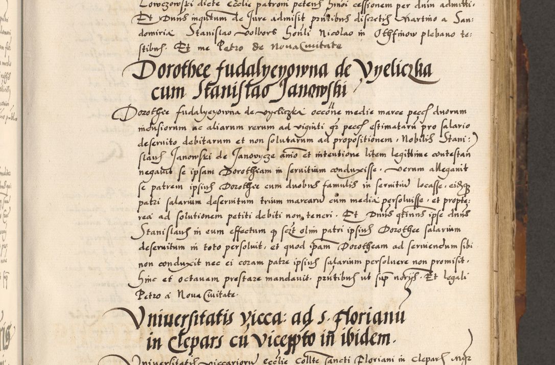 Zdjęcie nr 125 dla obiektu archiwalnego: Acta causarum, obligacionum, sentenciarum tam interlocutoriarum quam diffinitivarum constitutionumque coram reverendo patre domino Petro Porembski canonico et officiali generali Cracoviensi de anno Domini millesimo quingentesimo quadragesimo nono, cuius indictio septima, pontificatus sanctissimi in Christo patris et domini nostri domini Pauli divina providencia tercii, anno ipsius nacionis Pauli pape terciii die tercia mensis Novembris inchoatur