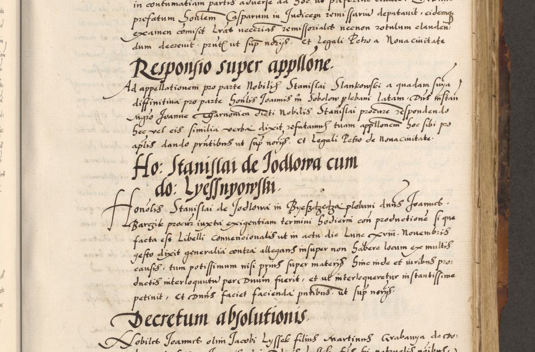 Zdjęcie nr 134 dla obiektu archiwalnego: Acta causarum, obligacionum, sentenciarum tam interlocutoriarum quam diffinitivarum constitutionumque coram reverendo patre domino Petro Porembski canonico et officiali generali Cracoviensi de anno Domini millesimo quingentesimo quadragesimo nono, cuius indictio septima, pontificatus sanctissimi in Christo patris et domini nostri domini Pauli divina providencia tercii, anno ipsius nacionis Pauli pape terciii die tercia mensis Novembris inchoatur
