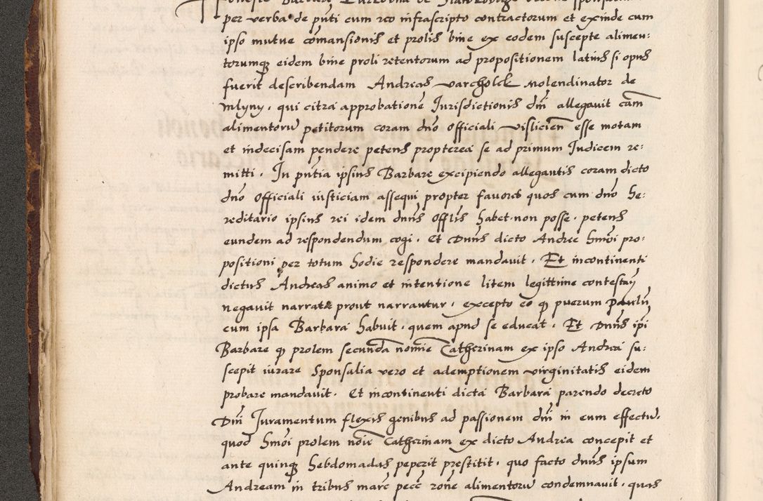 Zdjęcie nr 137 dla obiektu archiwalnego: Acta causarum, obligacionum, sentenciarum tam interlocutoriarum quam diffinitivarum constitutionumque coram reverendo patre domino Petro Porembski canonico et officiali generali Cracoviensi de anno Domini millesimo quingentesimo quadragesimo nono, cuius indictio septima, pontificatus sanctissimi in Christo patris et domini nostri domini Pauli divina providencia tercii, anno ipsius nacionis Pauli pape terciii die tercia mensis Novembris inchoatur