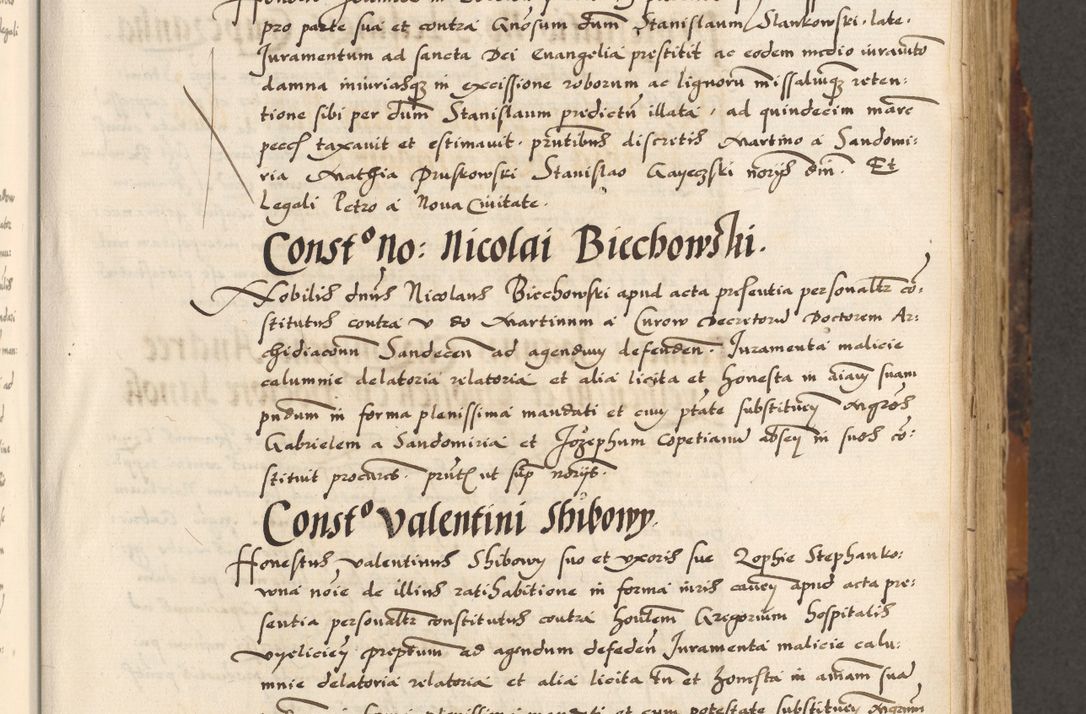 Zdjęcie nr 146 dla obiektu archiwalnego: Acta causarum, obligacionum, sentenciarum tam interlocutoriarum quam diffinitivarum constitutionumque coram reverendo patre domino Petro Porembski canonico et officiali generali Cracoviensi de anno Domini millesimo quingentesimo quadragesimo nono, cuius indictio septima, pontificatus sanctissimi in Christo patris et domini nostri domini Pauli divina providencia tercii, anno ipsius nacionis Pauli pape terciii die tercia mensis Novembris inchoatur