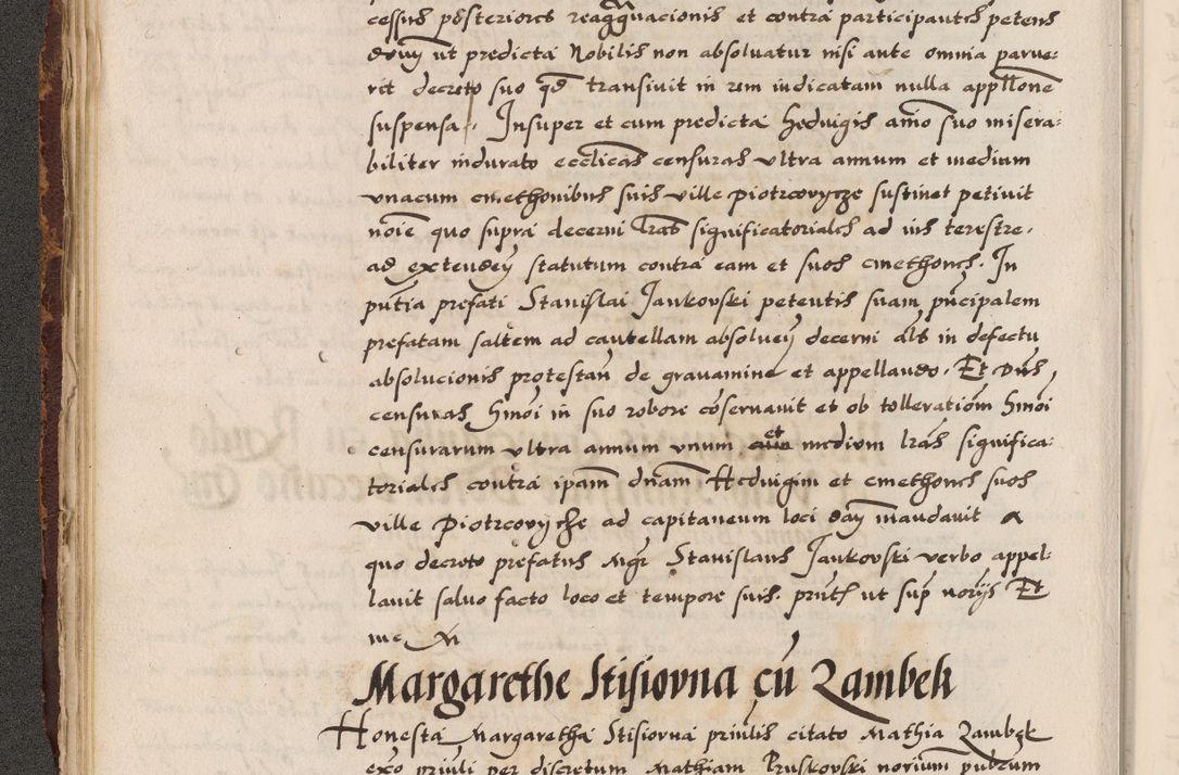 Zdjęcie nr 161 dla obiektu archiwalnego: Acta causarum, obligacionum, sentenciarum tam interlocutoriarum quam diffinitivarum constitutionumque coram reverendo patre domino Petro Porembski canonico et officiali generali Cracoviensi de anno Domini millesimo quingentesimo quadragesimo nono, cuius indictio septima, pontificatus sanctissimi in Christo patris et domini nostri domini Pauli divina providencia tercii, anno ipsius nacionis Pauli pape terciii die tercia mensis Novembris inchoatur