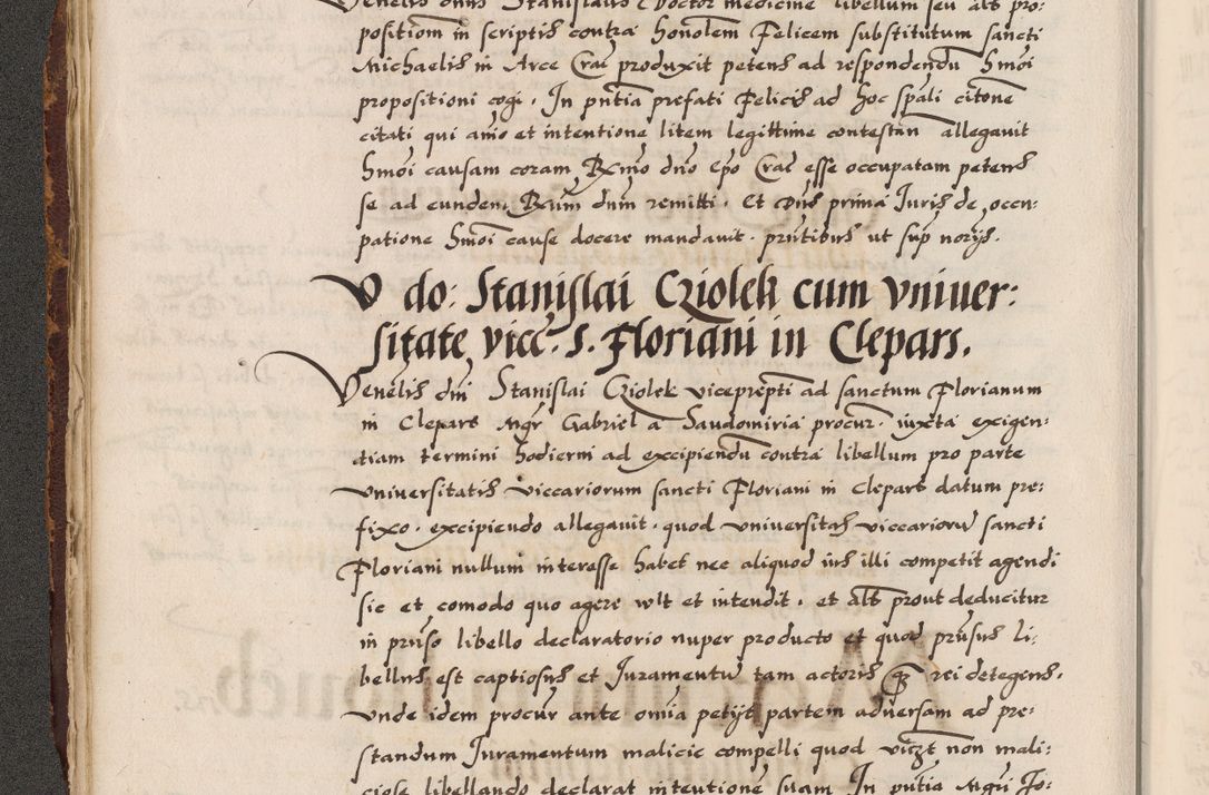 Zdjęcie nr 159 dla obiektu archiwalnego: Acta causarum, obligacionum, sentenciarum tam interlocutoriarum quam diffinitivarum constitutionumque coram reverendo patre domino Petro Porembski canonico et officiali generali Cracoviensi de anno Domini millesimo quingentesimo quadragesimo nono, cuius indictio septima, pontificatus sanctissimi in Christo patris et domini nostri domini Pauli divina providencia tercii, anno ipsius nacionis Pauli pape terciii die tercia mensis Novembris inchoatur