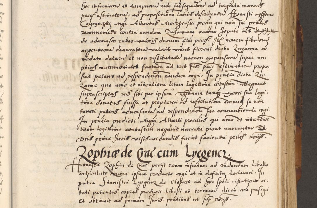 Zdjęcie nr 165 dla obiektu archiwalnego: Acta causarum, obligacionum, sentenciarum tam interlocutoriarum quam diffinitivarum constitutionumque coram reverendo patre domino Petro Porembski canonico et officiali generali Cracoviensi de anno Domini millesimo quingentesimo quadragesimo nono, cuius indictio septima, pontificatus sanctissimi in Christo patris et domini nostri domini Pauli divina providencia tercii, anno ipsius nacionis Pauli pape terciii die tercia mensis Novembris inchoatur