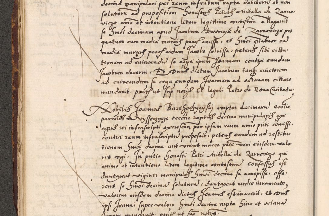 Zdjęcie nr 167 dla obiektu archiwalnego: Acta causarum, obligacionum, sentenciarum tam interlocutoriarum quam diffinitivarum constitutionumque coram reverendo patre domino Petro Porembski canonico et officiali generali Cracoviensi de anno Domini millesimo quingentesimo quadragesimo nono, cuius indictio septima, pontificatus sanctissimi in Christo patris et domini nostri domini Pauli divina providencia tercii, anno ipsius nacionis Pauli pape terciii die tercia mensis Novembris inchoatur