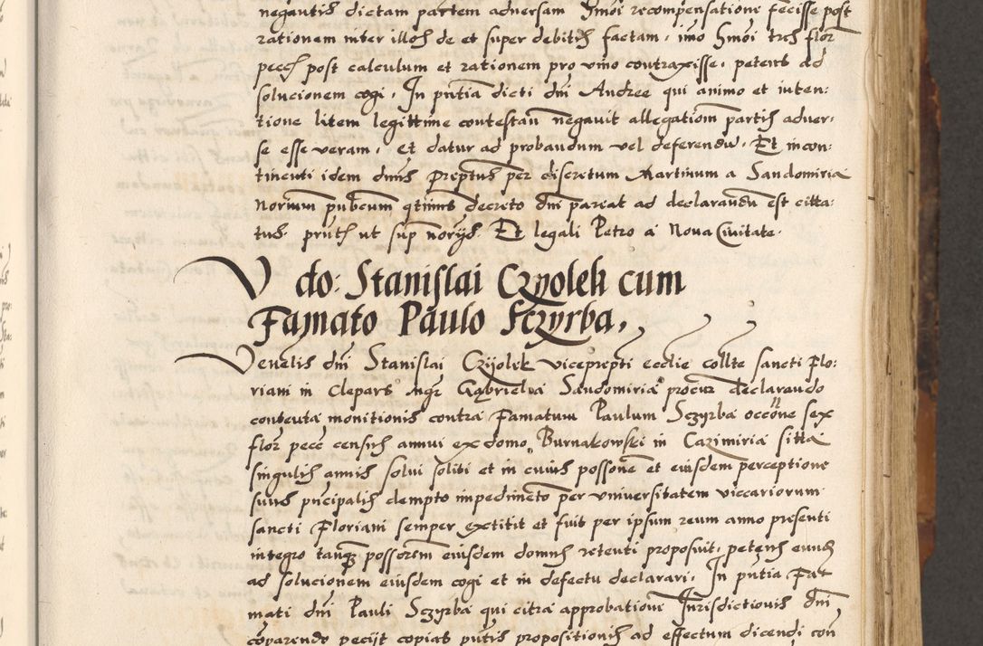 Zdjęcie nr 166 dla obiektu archiwalnego: Acta causarum, obligacionum, sentenciarum tam interlocutoriarum quam diffinitivarum constitutionumque coram reverendo patre domino Petro Porembski canonico et officiali generali Cracoviensi de anno Domini millesimo quingentesimo quadragesimo nono, cuius indictio septima, pontificatus sanctissimi in Christo patris et domini nostri domini Pauli divina providencia tercii, anno ipsius nacionis Pauli pape terciii die tercia mensis Novembris inchoatur