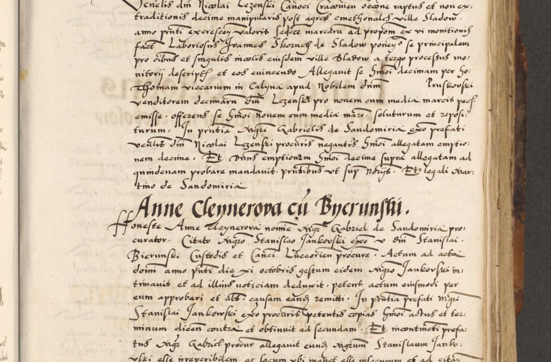 Zdjęcie nr 186 dla obiektu archiwalnego: Acta causarum, obligacionum, sentenciarum tam interlocutoriarum quam diffinitivarum constitutionumque coram reverendo patre domino Petro Porembski canonico et officiali generali Cracoviensi de anno Domini millesimo quingentesimo quadragesimo nono, cuius indictio septima, pontificatus sanctissimi in Christo patris et domini nostri domini Pauli divina providencia tercii, anno ipsius nacionis Pauli pape terciii die tercia mensis Novembris inchoatur