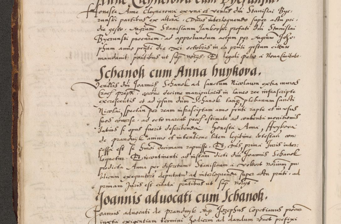 Zdjęcie nr 191 dla obiektu archiwalnego: Acta causarum, obligacionum, sentenciarum tam interlocutoriarum quam diffinitivarum constitutionumque coram reverendo patre domino Petro Porembski canonico et officiali generali Cracoviensi de anno Domini millesimo quingentesimo quadragesimo nono, cuius indictio septima, pontificatus sanctissimi in Christo patris et domini nostri domini Pauli divina providencia tercii, anno ipsius nacionis Pauli pape terciii die tercia mensis Novembris inchoatur