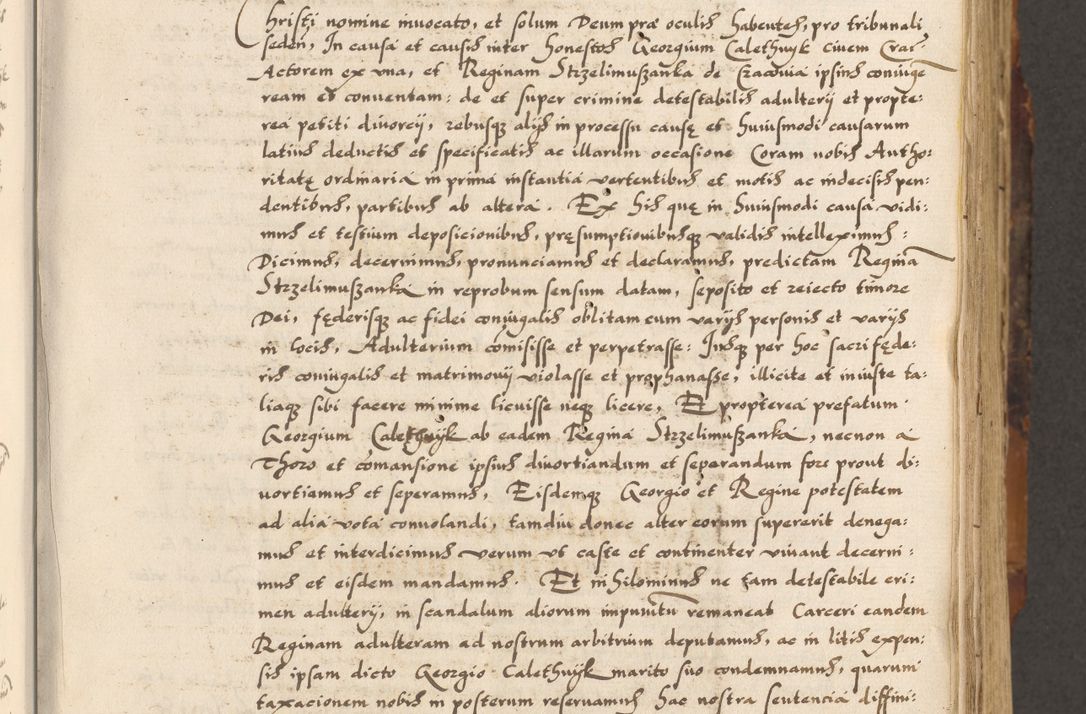 Zdjęcie nr 194 dla obiektu archiwalnego: Acta causarum, obligacionum, sentenciarum tam interlocutoriarum quam diffinitivarum constitutionumque coram reverendo patre domino Petro Porembski canonico et officiali generali Cracoviensi de anno Domini millesimo quingentesimo quadragesimo nono, cuius indictio septima, pontificatus sanctissimi in Christo patris et domini nostri domini Pauli divina providencia tercii, anno ipsius nacionis Pauli pape terciii die tercia mensis Novembris inchoatur